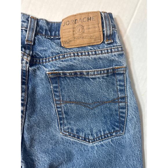 Vintage Jordache Denim Jeans Womens Blue Medium Wash Stonewash Straight Leg - Picture 6 of 10
